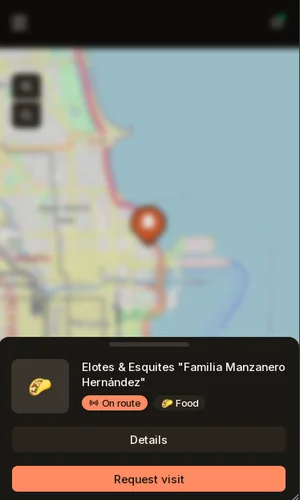 Peddler details in the map
