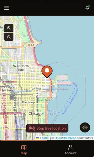 Live location feature